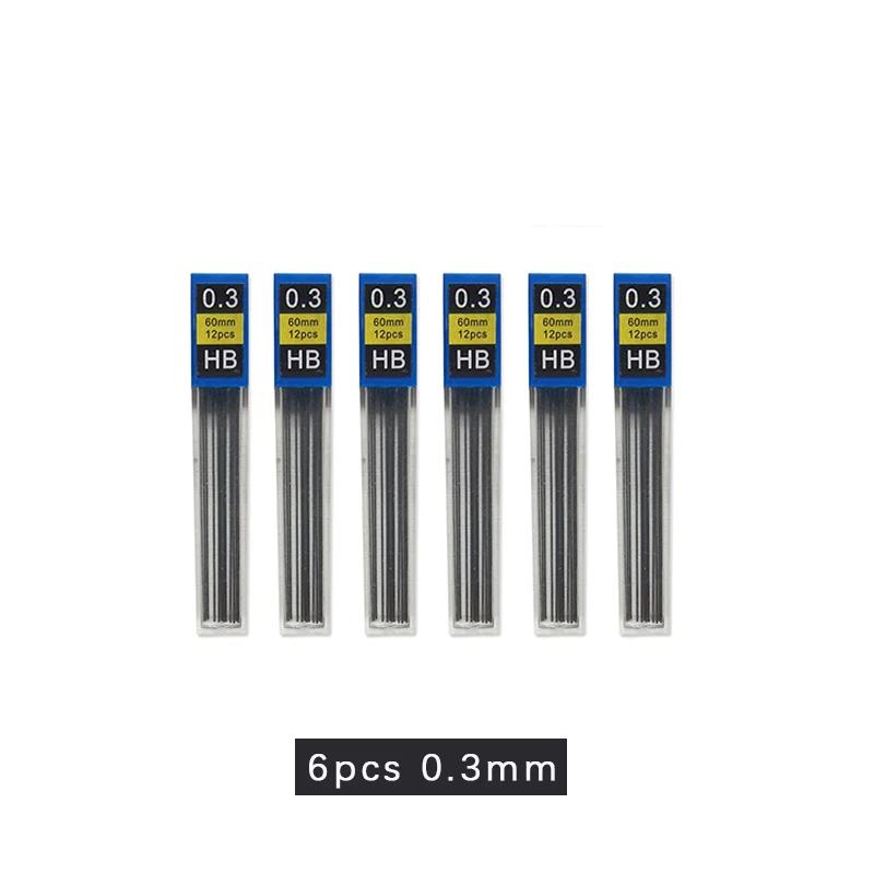 Vollmetall-Druckbleistift 0,3 mm/0,5 mm/0,7 mm/0,9 mm Hohe Qualität HB Automatik-Bleistifte Schreib-Schul-Bleistifte Bürobedarf