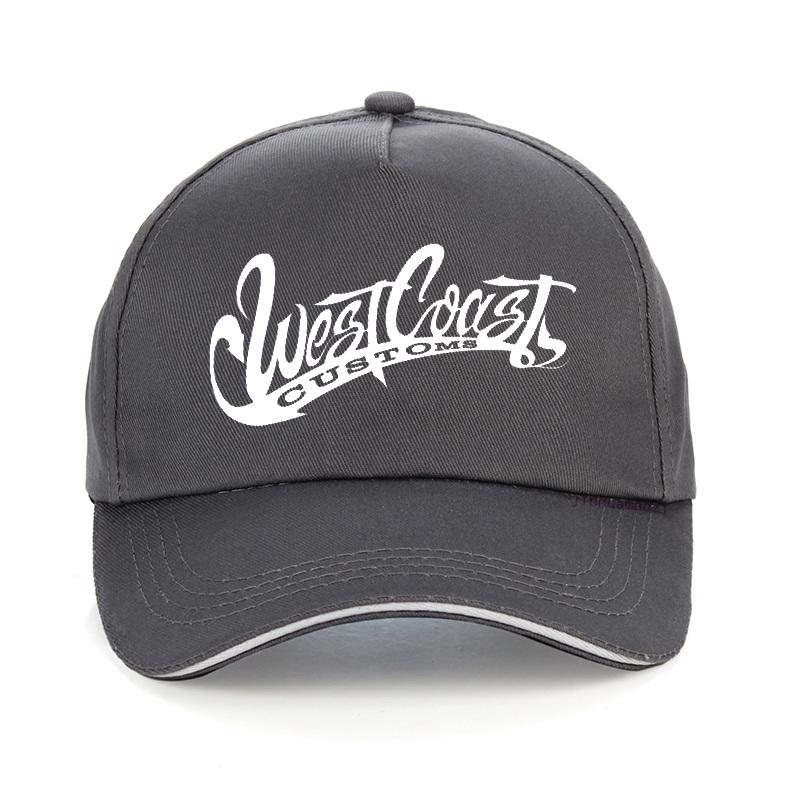 West Coast Tide Card Cartoon Cap Skull Motorcycle100% Cotton Baseball Cap Summer West Coast Customs Unisex Women Snapback Hat