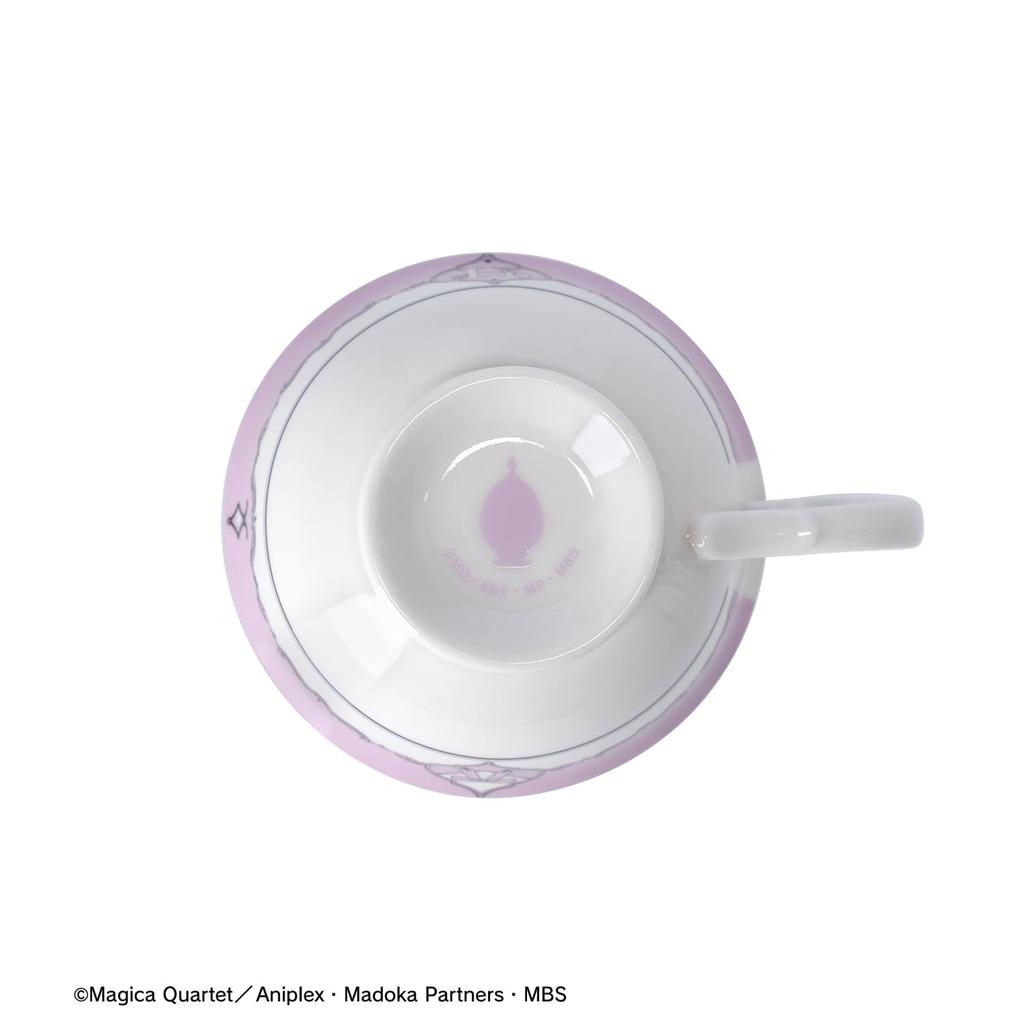 TV Anime Magi Madoka Akemi Homura Initial Motif Cup Saucer "Puella Magica" &