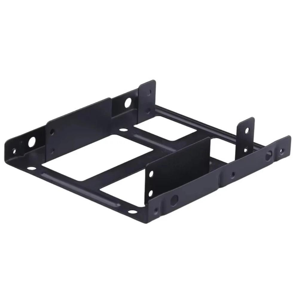 2.5 To 3.5 Inch Dual Hard Disk Bracket Support Two 2.5" SSD HDD Internal Adapter Desktop PC Hard Drive Mounting Fixed Bracket