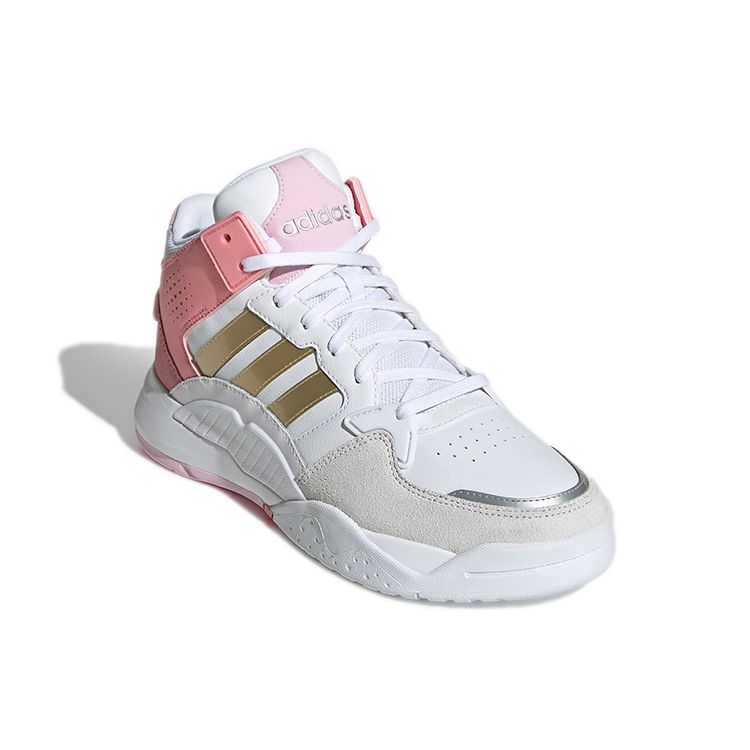 Adidas Neo 5Th Quarter Non-Slip Durable Low-Top Skate Shoes Women Sneakers White Platinum GY7522