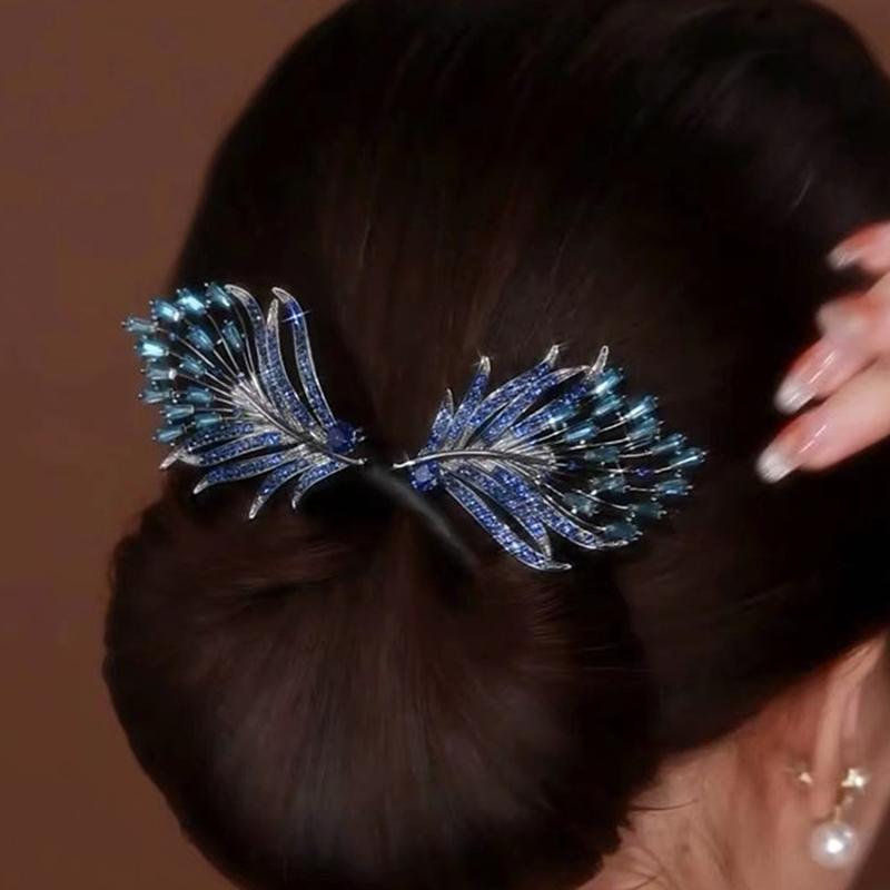 

Корейский стиль женские волосы твистер бигуди изысканный темперамент шпилька для завивки волос шпильки аксессуары для волос синий