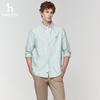 HAZZYS Men's PHIZ Striped Oxford Long-Sleeve Shirt
