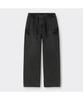 Keoseuuteommellou Black Loose Fit Drawstring Jeans Cwpam26386Bkx