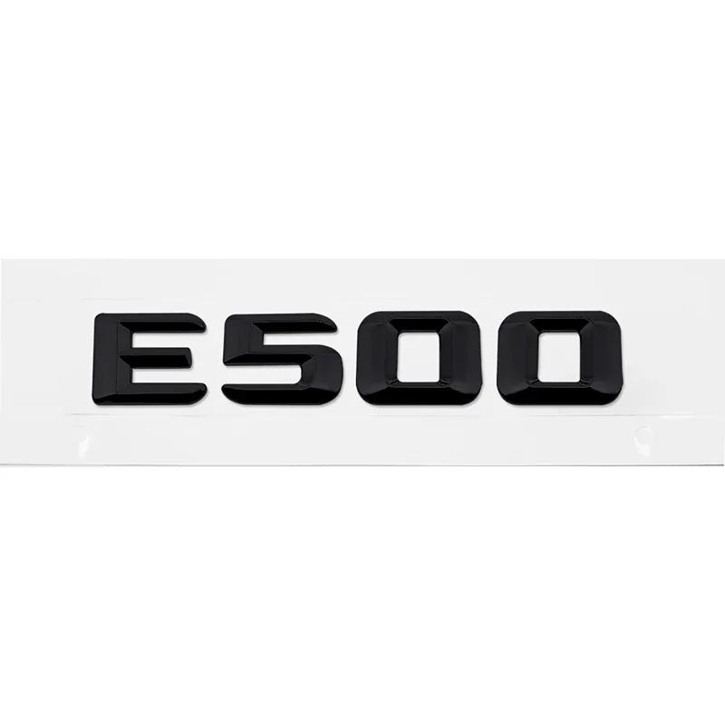 Car Rear Trunk Number Letter Sticker Tail Box Emblem Badge for Mercedes Benz E Class E300 E320 E350 E400 E420 E430 E500 E550