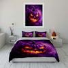 "Halloween Pumpkin Decoration Three-Piece Set" Bedding Set with 1 Duvet Cover 2 Pillowcases Single Double King Queen Gift