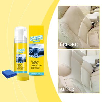 Set de Recubrimiento Cerámico para Automóviles Agente Recubridor Abrillantador Limpiador Espumoso, Adecuado Para Varias Superficies, 100ml