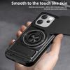 KEYSION Magnetic Phone Case for VIVO V70 5G Slide Camera Protection Upright Kickstand Ring Shockproof Back Cover for OPPO V70