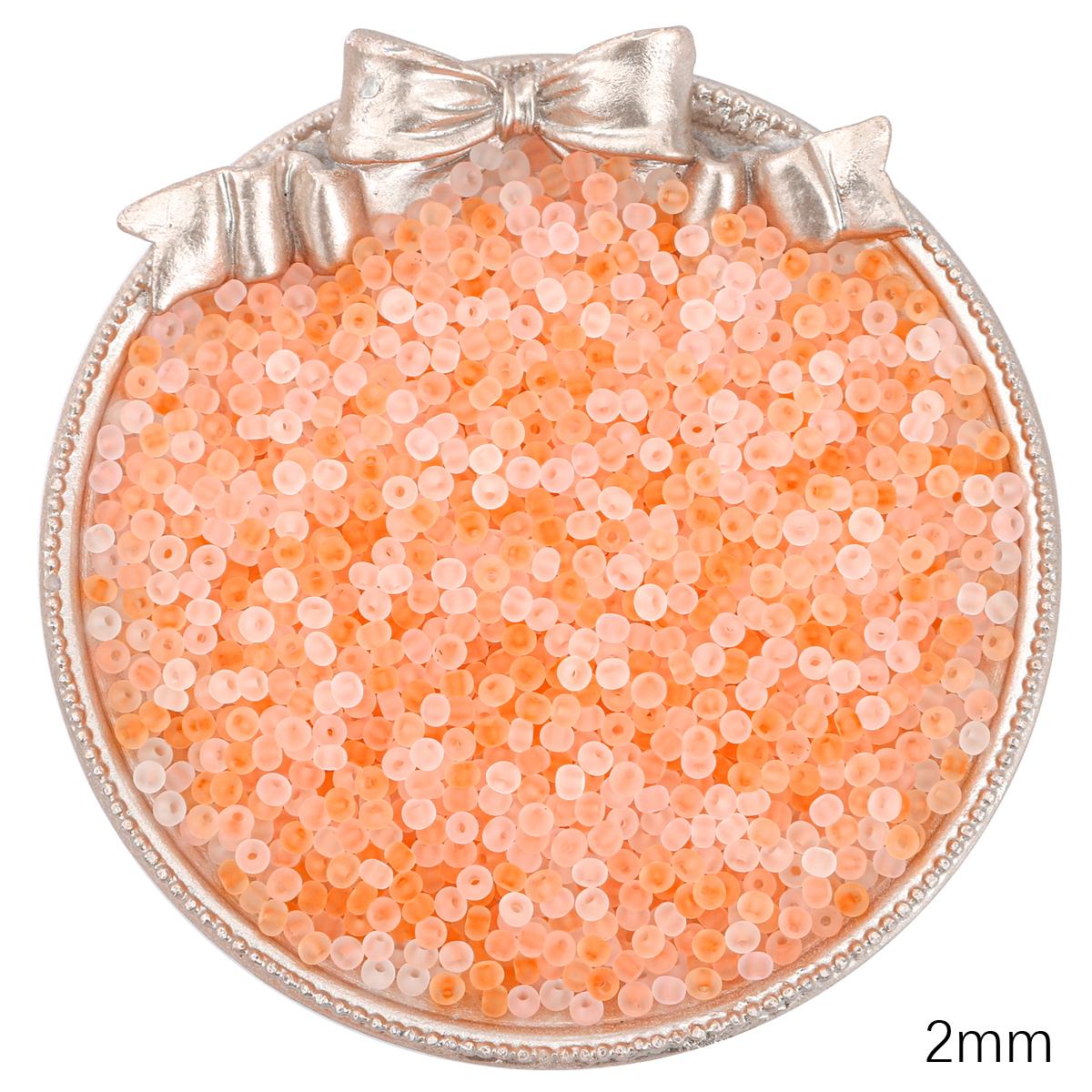 

Прозорі матові чеські скляні намистини Розсипний бісер для виготовлення ювелірних виробів своїми руками, шиття одягу, бісеру, аксесуарів 08 2mm 660pcs