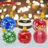 2025 Christmas 60cm Balls Decoration Outdoor Indoor Light Up LED Christmas Decoration Balloons Inflatable Toy Balls