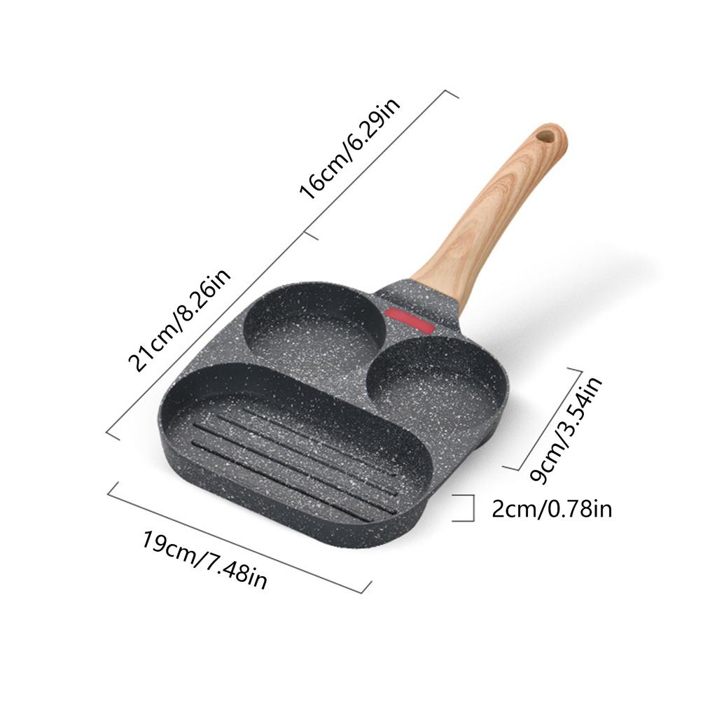 7/4 Cup Pancake Pan Egg Omelet Crepe Frying Pan Non-stick Griddle Pancake Maker Mini Pancakes Maker Perfect for Kids Breakfast