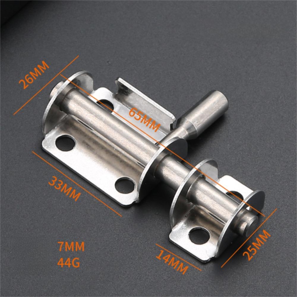 Stainless Steel Door Latch Gate Safety Lock Sliding Mechanism Sliding Bolts Latch Toilet Door Lock Easy Installation Hasp Lock