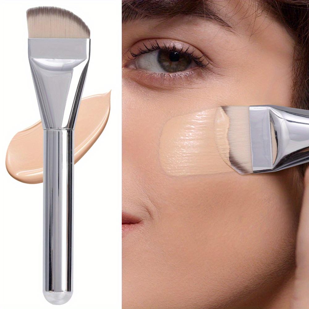 Pennello Fondotinta Ultra-Sottile Setole Allargate Pennello Leggero per Contouring Viso Pennelli Precisione Uniformità Pennelli Make-up Crema Fondotinta