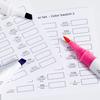 Ohuhu Brush Marker 48 Brush and Broad Illustration Triangular Blender Pen Alcohol Marker Set B Pens, Colors, Beginner's, Point, Markers, Shaft,