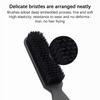 Black Small Beard Styling Brush Professional Shave Beard Brush Barber Vintage Oil Head Shape Carving Cleaning Brush Tools