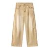 Autumn Men High Street Denim Jeans Men Loose Straight Wide Leg Pants Male Casual Trendy Cool Denim Pants Man Baggy Jeans