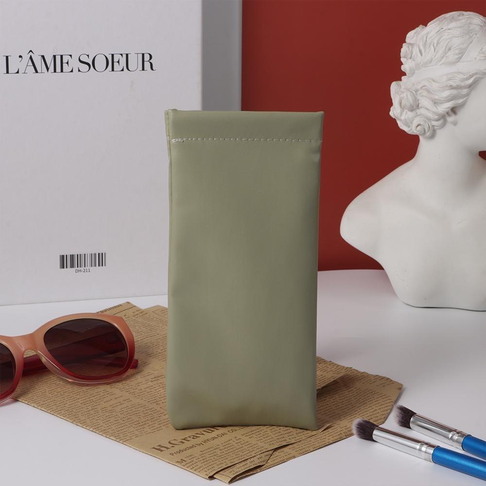 Soft Leather Sun Glasses Pouch Simple Waterproof Bag Case New Eyewear Storage Bags