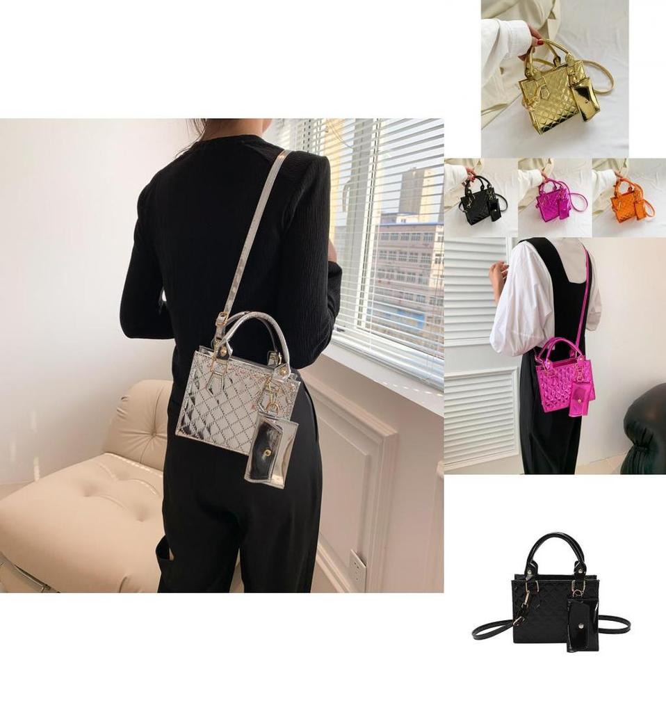 Trendy Shoulder Handbag Stylish Square Bag With Spacious Design For Daily Use