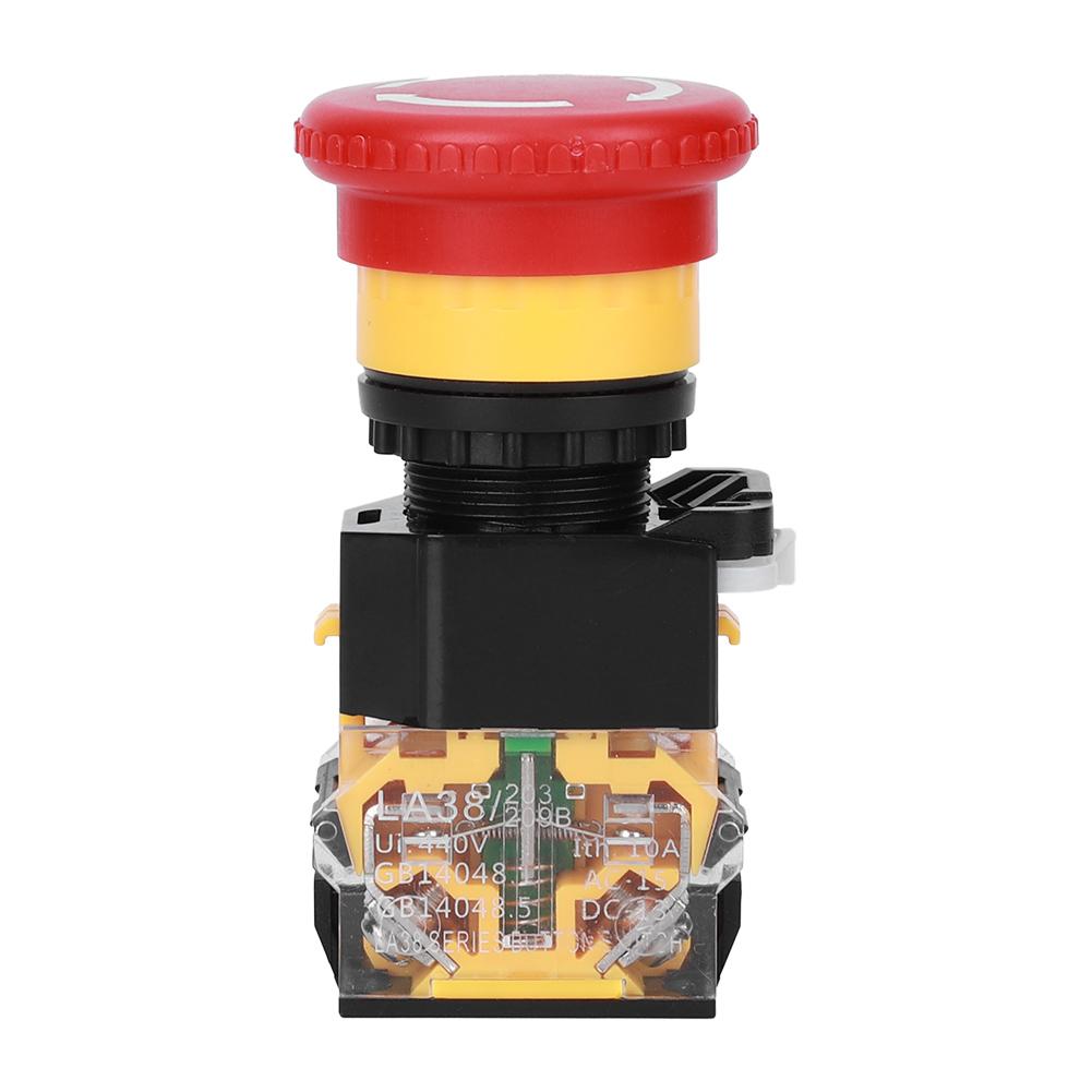 

3 шт. Аварійна кнопка зупинки Увімк./Вимк. Промислові деталі Інженерний пластик 440 В 10 А 22 мм