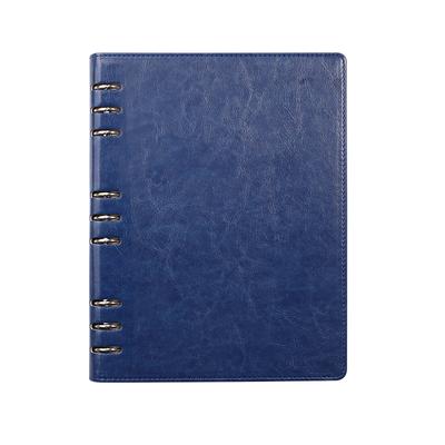 9-hole Loose Leaf Notebook B5 Oil Edge Loose Leaf Folder with Replaceable Inner Pages  Hard Cover Can Be Customized with Logo