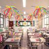 Barnens dag ballongdekorationer: Festliga fyrverkeriballonger för födelsedagar i skolan och på dagis