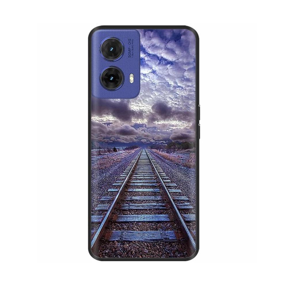 For Motorola Moto G85 Case Butterfly Soft Matte Silicone Back Cover For Moto G85 5G Cases MOTOG85 G 85 5G Funda Full Phone Coque