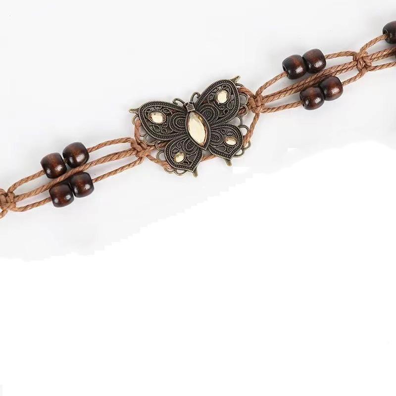 Unique Original Design Handmade Woven Waist Belt For Women Stylish Bohemian Waist Rope