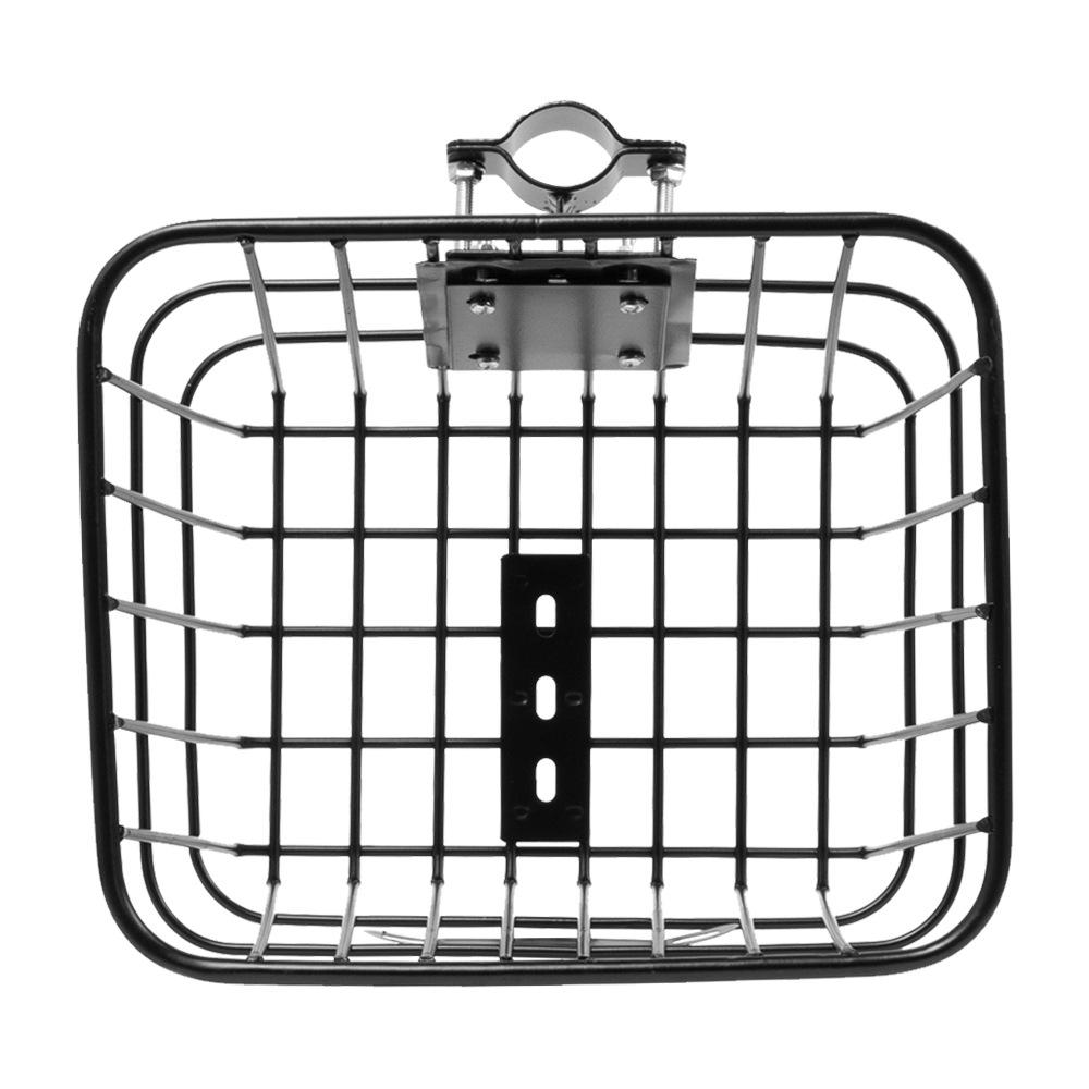 Universal Iron Tube Front Basket for Electric Scooters - Portable Storage Accessory