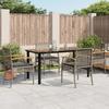 Vidaxl 5-Cz. Garden Furniture Set With Cushions, Grey, PE Rattan