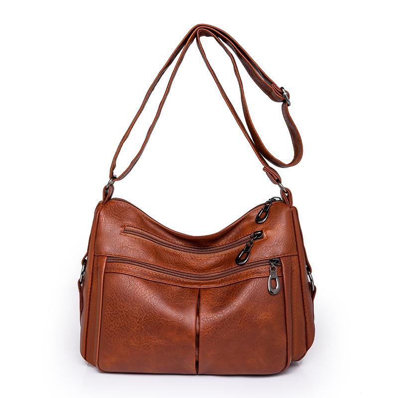 Large Capacity Women's Bag Single Shoulder Bag New Minimalist Multi Compartment Women's Bag Crossbody Bag