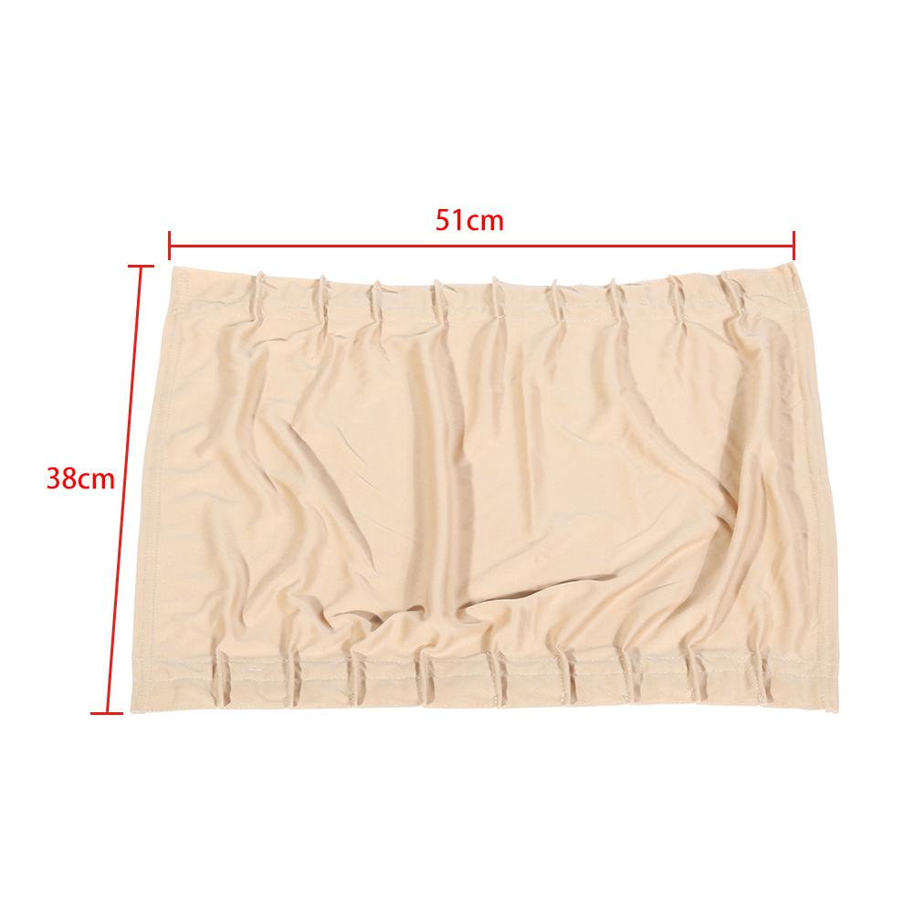 Car Window Sun Shade Windshield Sunshade 2 X 50s Car Sun Shade Window Curtain Adjustable SunShade Drape Visor Valance Curtain