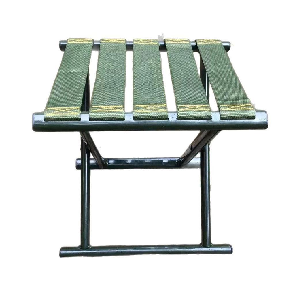 Outdoor Oval Tube Folding Stool: Portable Stool for Fishing & Travel