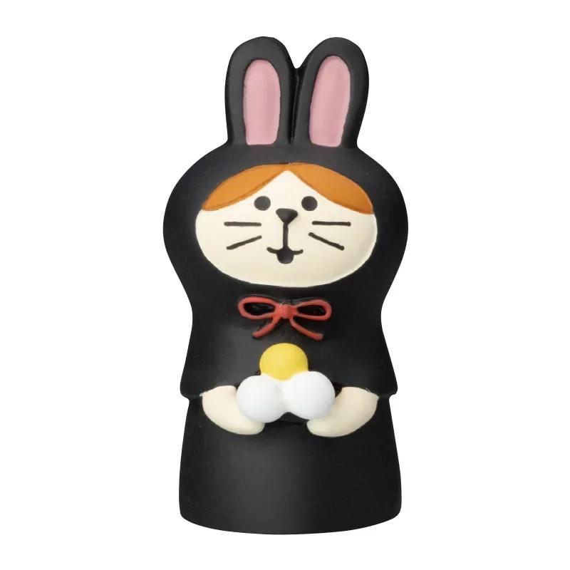 

Mid-Autumn Festival-style Cat Ornaments ZAKKA Moon Cake Decoration Resin Desktop Ornaments INS Doll Crafts Collections Decora S-M