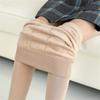 Women Winter Leggings Warm Leggings High Waist Solid Color Velvet Women Thickened Velvet Leggings Stretchy Black Leggings