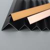 Wholesale Corner Protection Strips Aluminum Alloy Metal Wall Protection Strips Corner Anti-collision Stickers