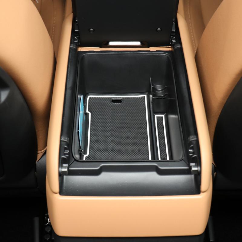 For Hyundai Santa Fe MX5 2024 2025 Central Console Armrest Box Storage Box Organizer Container Tray Car Interior Stowing Tidying
