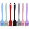 Silicone Kitchen Utensils Set: Ladle, Spatula, Scraper, Turner, Oil & Basting Brushes, Whisk, Tongs