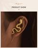 1 Stück Helix Haken Ohrringe Ohrumwickler Crawler Haken Ohrringe Für Frauen, Schlange Schlangen Knorpel Piercing Punk Schmuck
