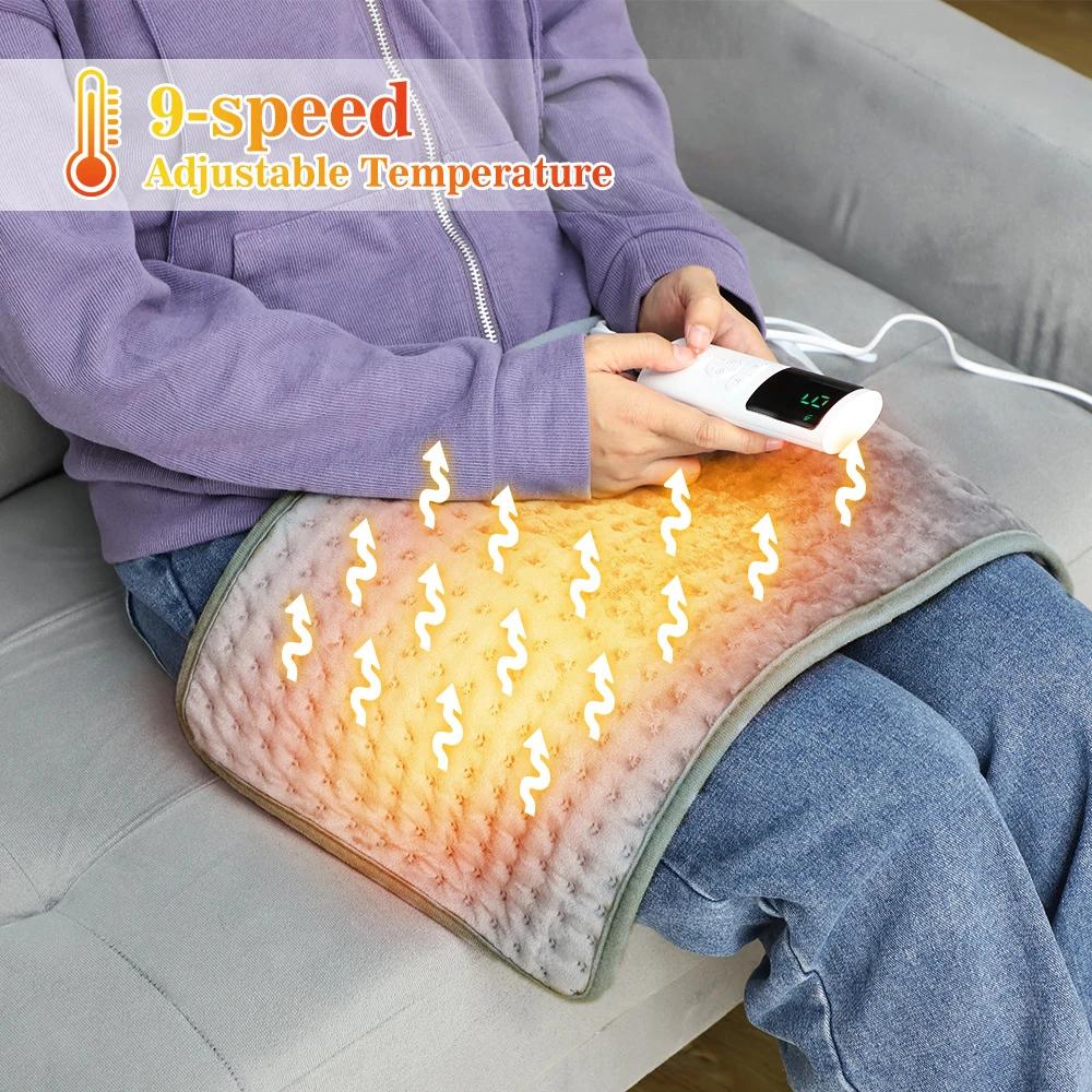30x60cm Electric Heating Blanket Multifunctional Hot Compress Pad Winter Warm-up Graphene Mat USB Charging Thermal Blanket