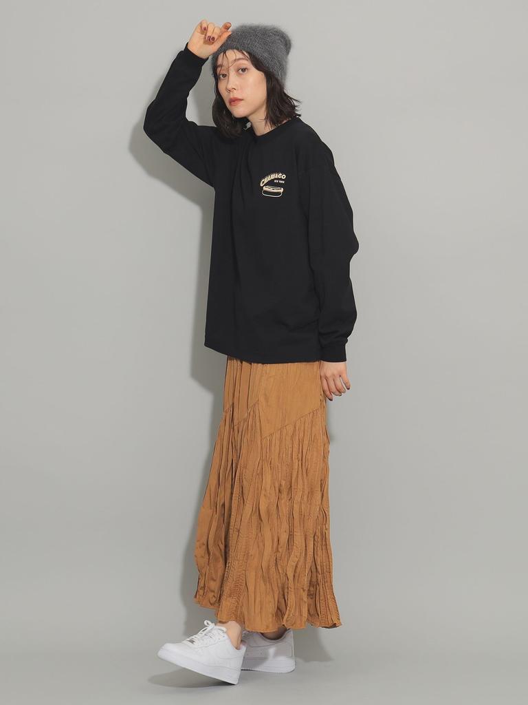 Ray Beams Women's Washer Pleated Skirt, Brown 0