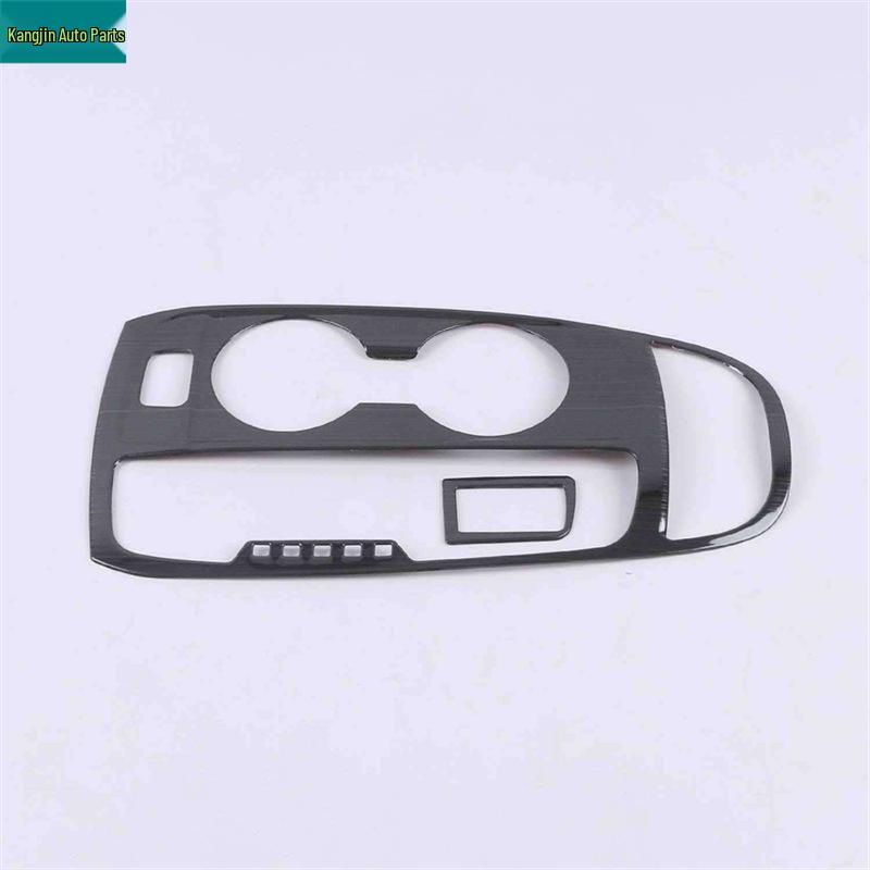 Chevrolet Equinox Brushed Black Titanium Stainless Steel Interior Gear Shifter Front Pillar Console Buttons