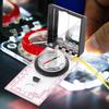 Multifunctional with Mapping Ruler, Mirror Magnifier for Camping Mountaineering Hiking Travel