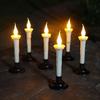 Waterproof Solar Candle Light Flameless LED Candles Solar Garden Light With Candlesticks Holders Dual-purpose