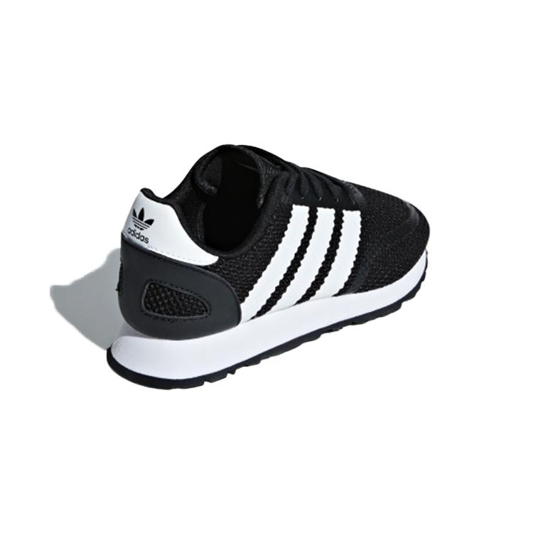 adidas Originals N 5923 Slip Resistant Slip Resistant Low Top Running Shoes Black White Children Aged 3 7 Years Old D96694