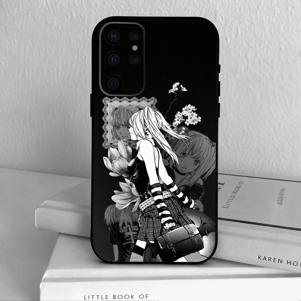 

M-Misa D-Death N-Note Phone Case For Samsung S25,S24,S21,S22,S23,S30,Ultra,S20,Plus,Others Soft Black Cover Samsung S25ULTRA