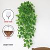 Pothos Wall Hanging Decoration: Trailing Artificial Vines & Spider Plant Basket for Indoor Use
