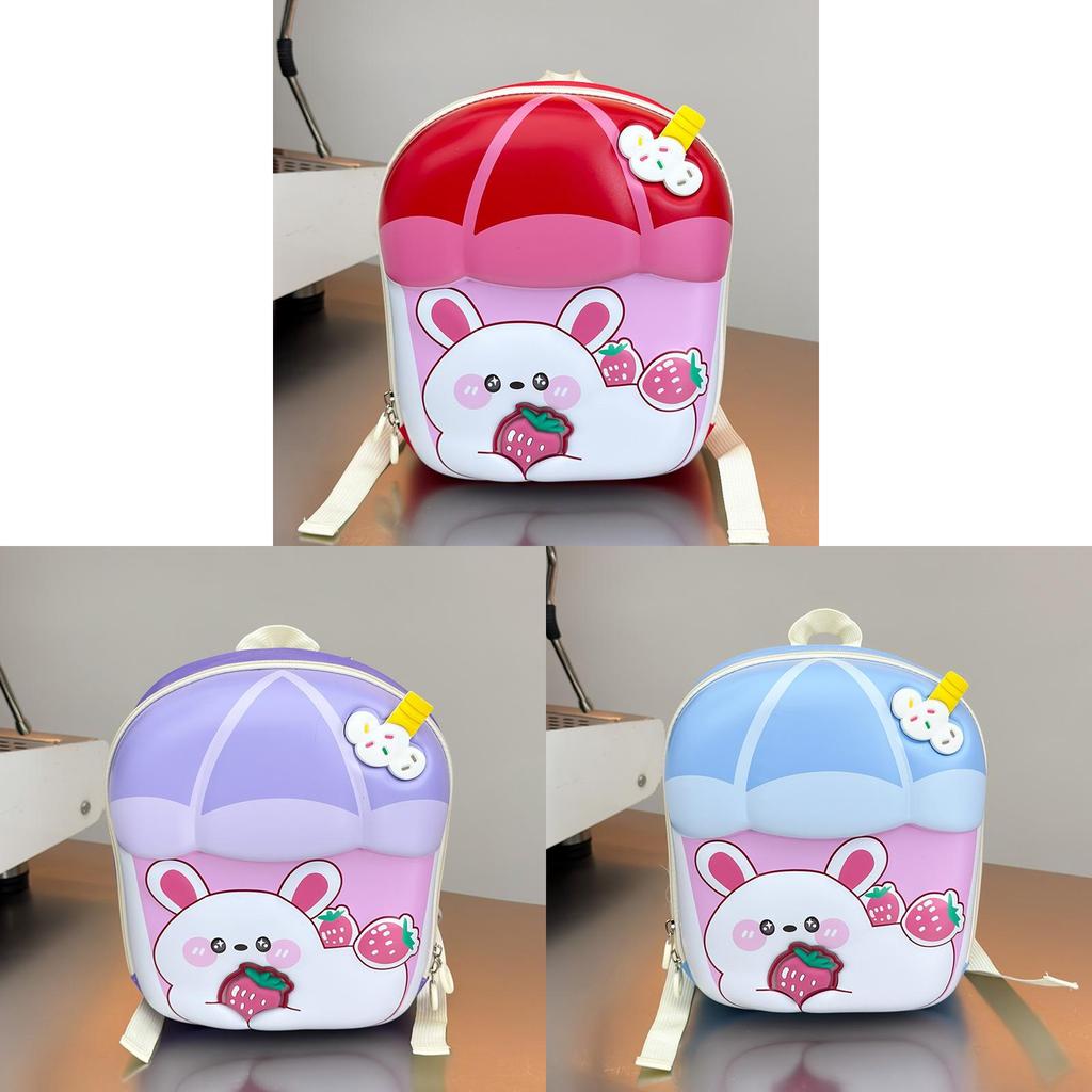 Bunny Shape Kids Backpack Eva Durable Padded For School And Daycare Use
