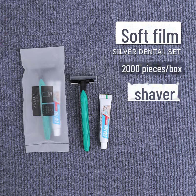 

Одноразовая зубная щетка с мягкой щетиной и зубной пастой для туалетных принадлежностей для отелей и гостевых домов