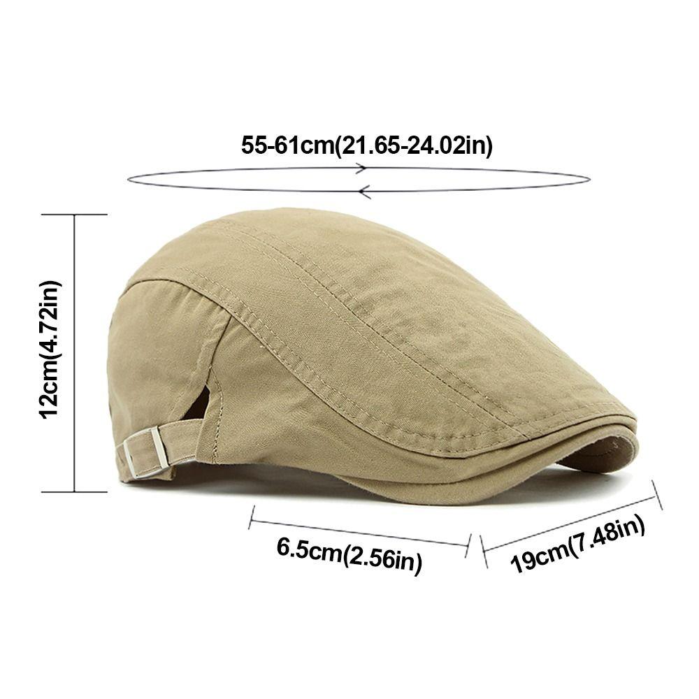Fashion Spring Summer Beret Hat Cotton Casual Painter Hat Soft Adjustable Leisure Visor Cap Men Women