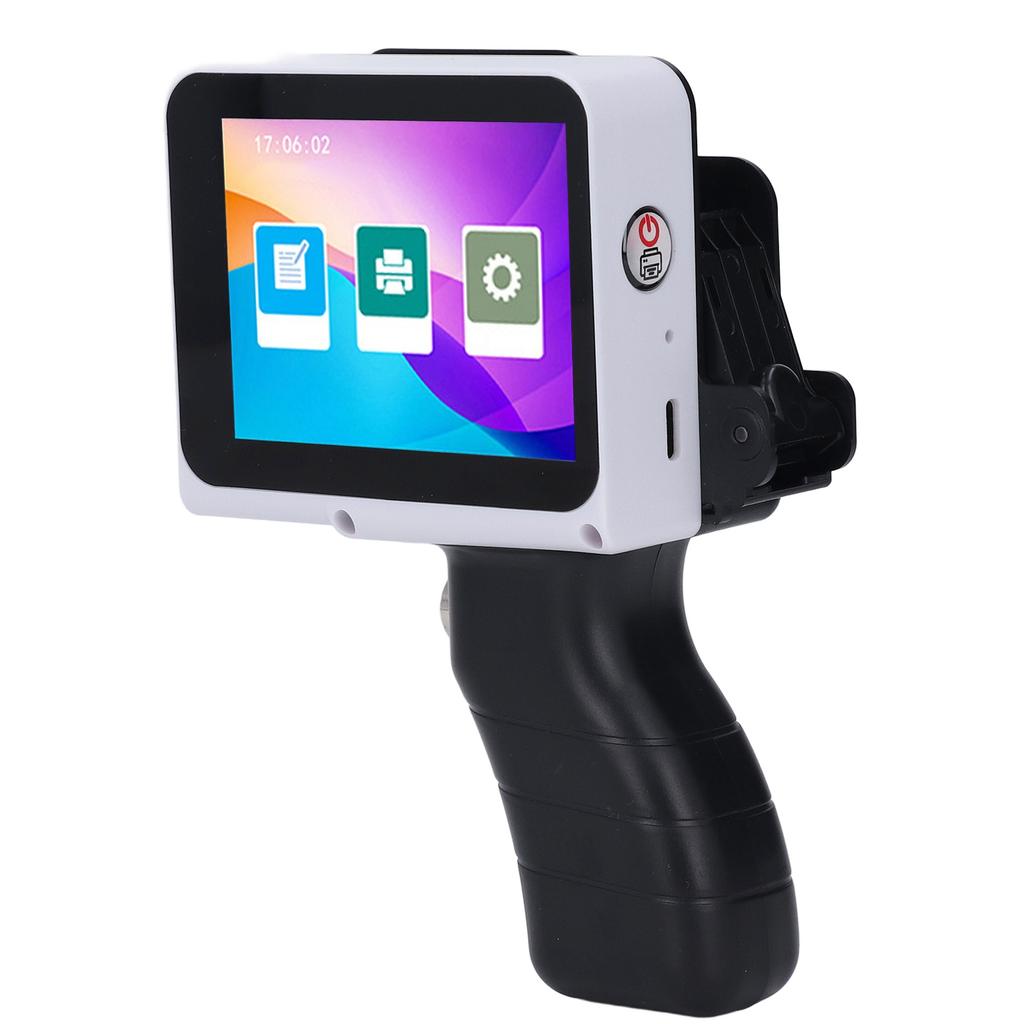 Handheld Printer 12.7mm Inkjet Printing Machine for Barcode Date Label Batch Number Support Multi Languages Materials